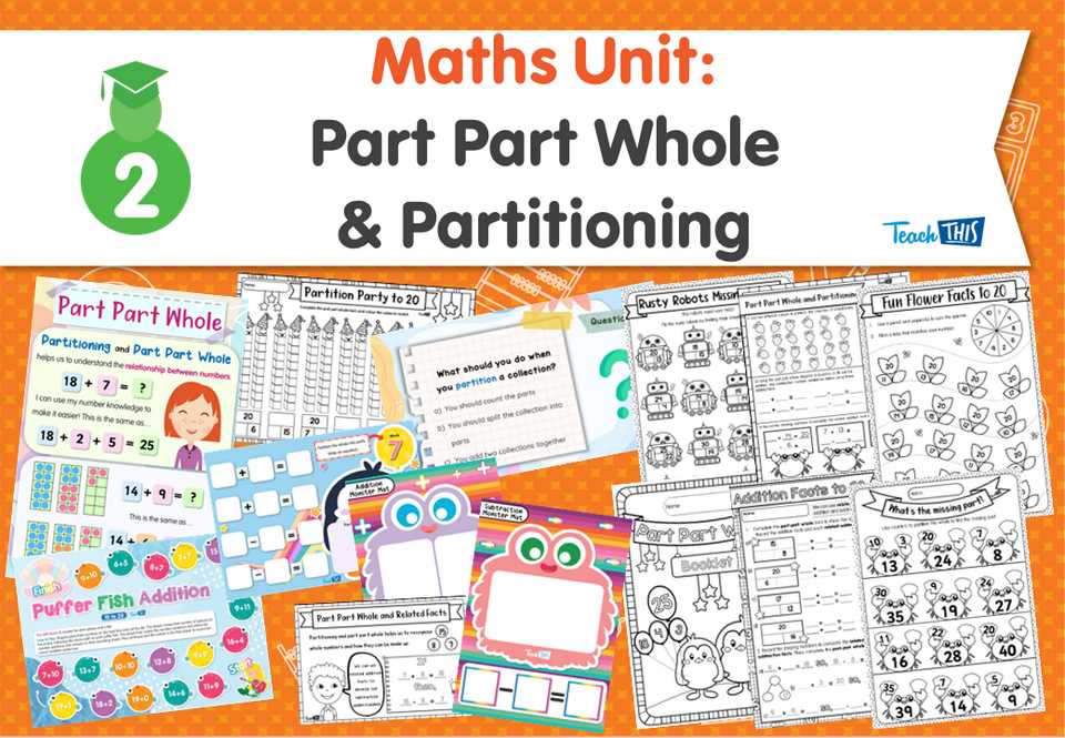 part and whole math worksheets