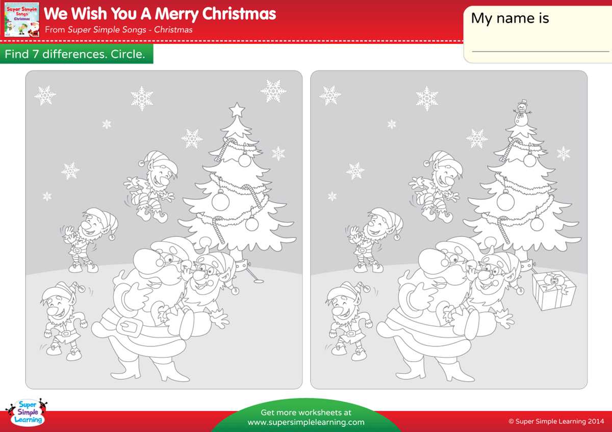 christmas worksheets for adults