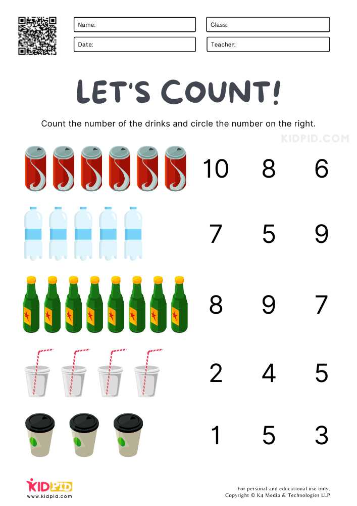 numbers 1 10 worksheet