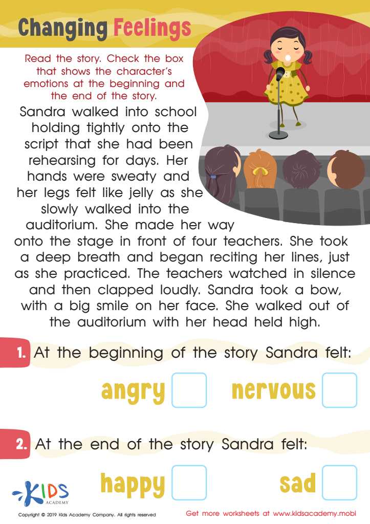 expressing feelings worksheet for kids expressing feelings worksheet for kids
