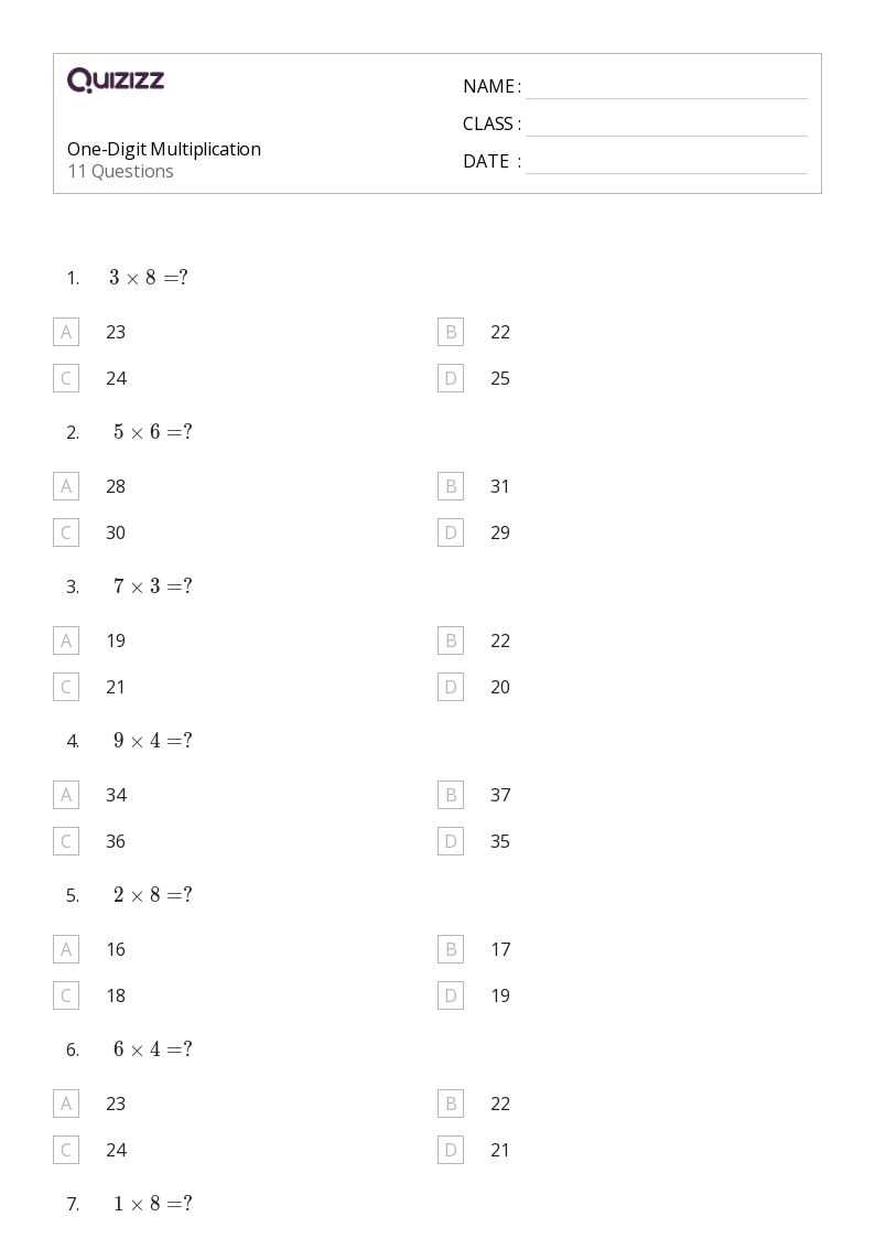 multiplication standard algorithm worksheets
