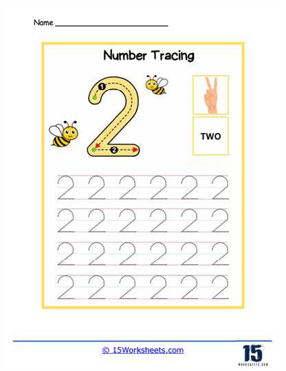 two tracing worksheet