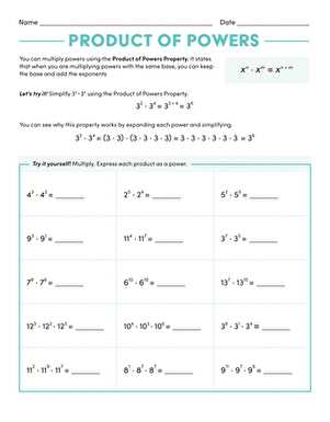 power worksheet