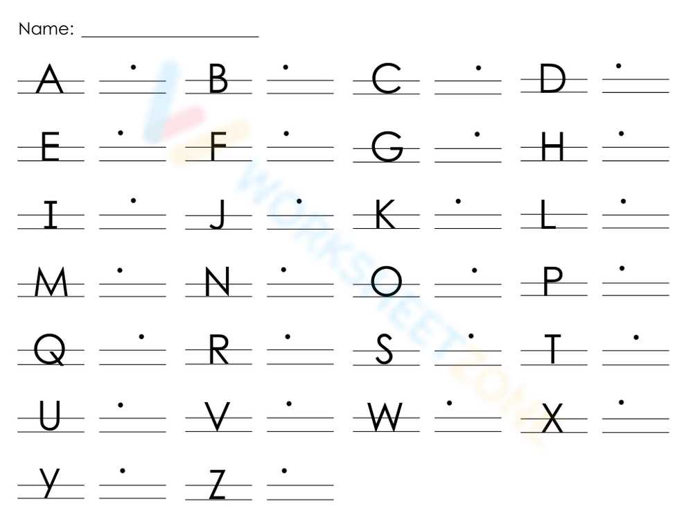 1st grade penmanship worksheets