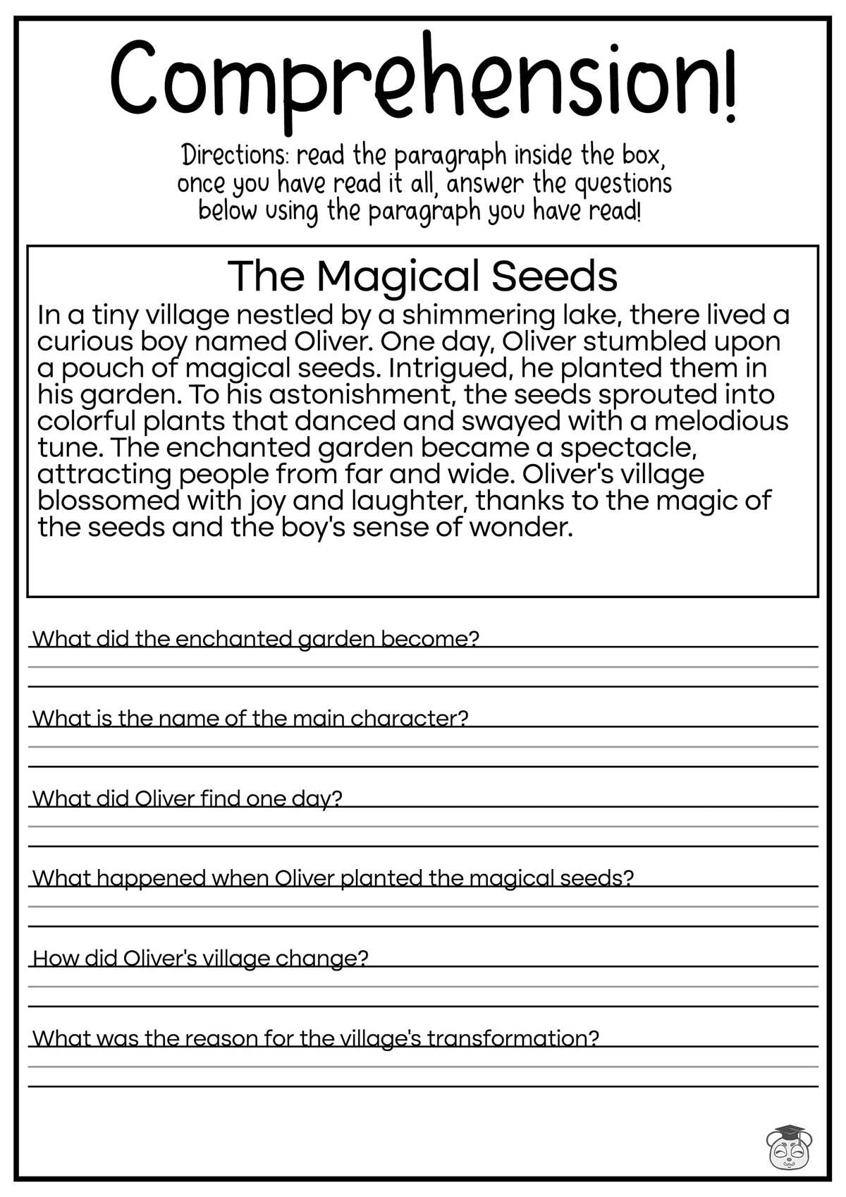 comprehension worksheets ks3