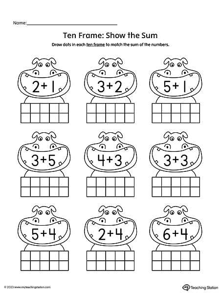 addition with pictures worksheet