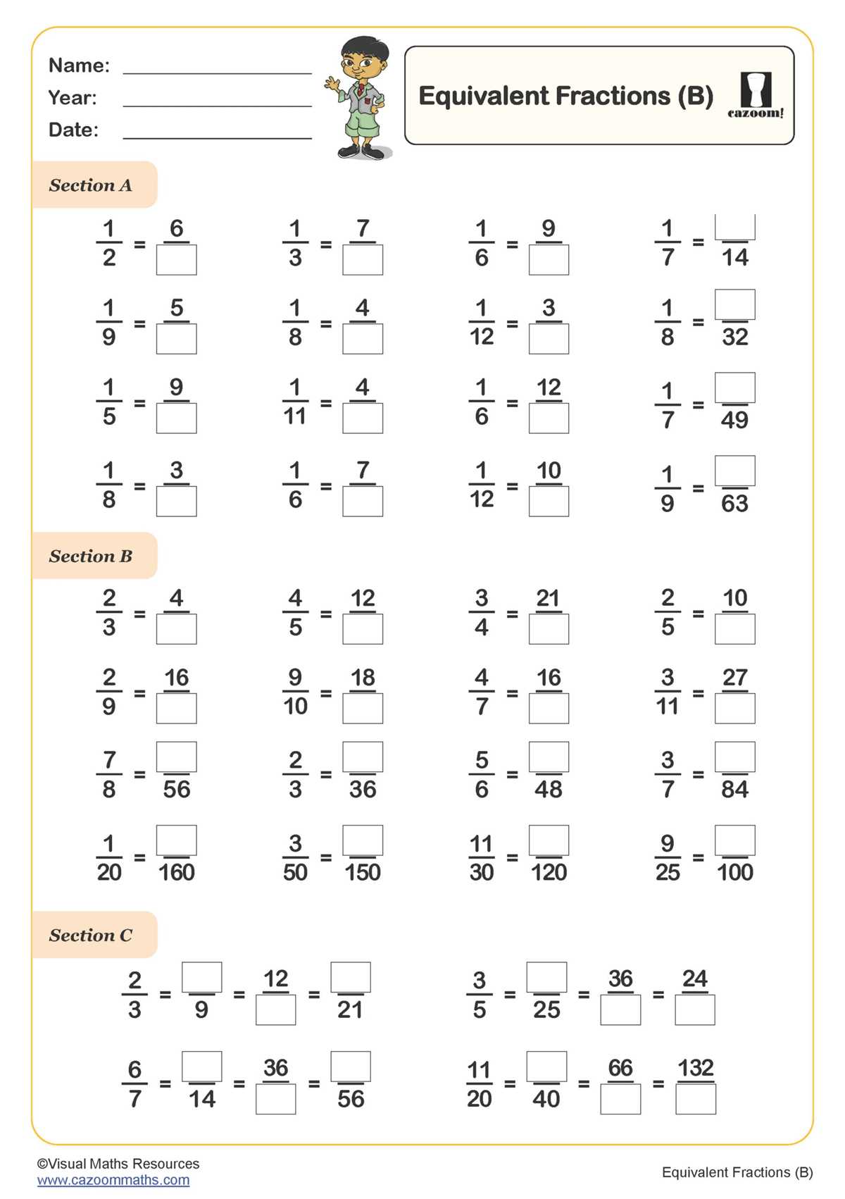 add and subtract fraction worksheets
