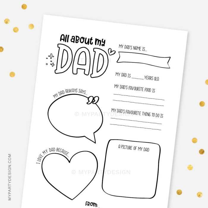 fathers day worksheet