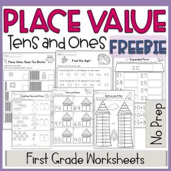 place value ones tens worksheets