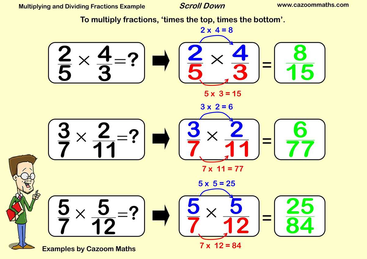 fraction multiplication and division worksheet