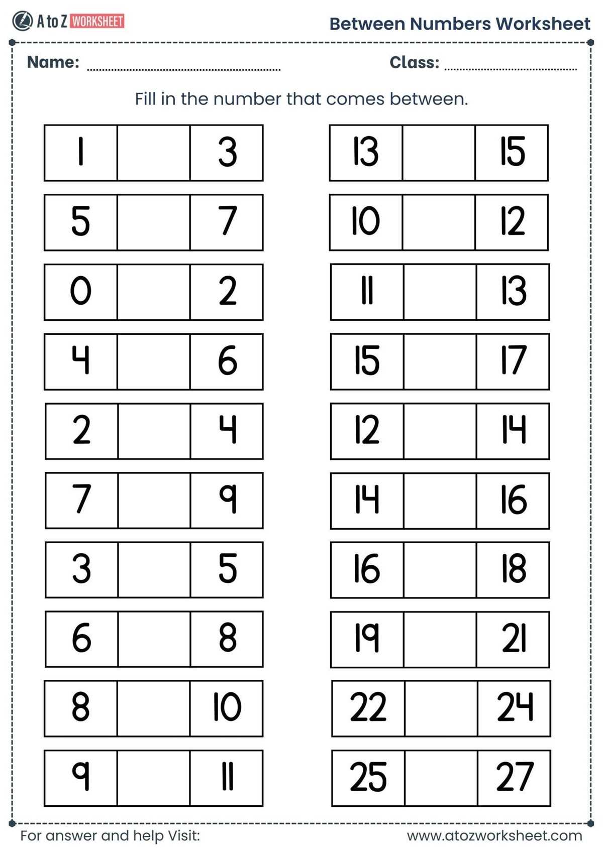 before after between worksheet for class 1