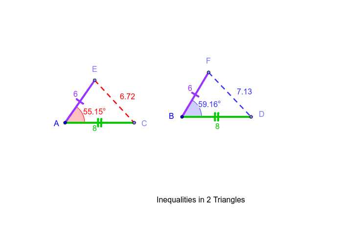 hinge theorem worksheet