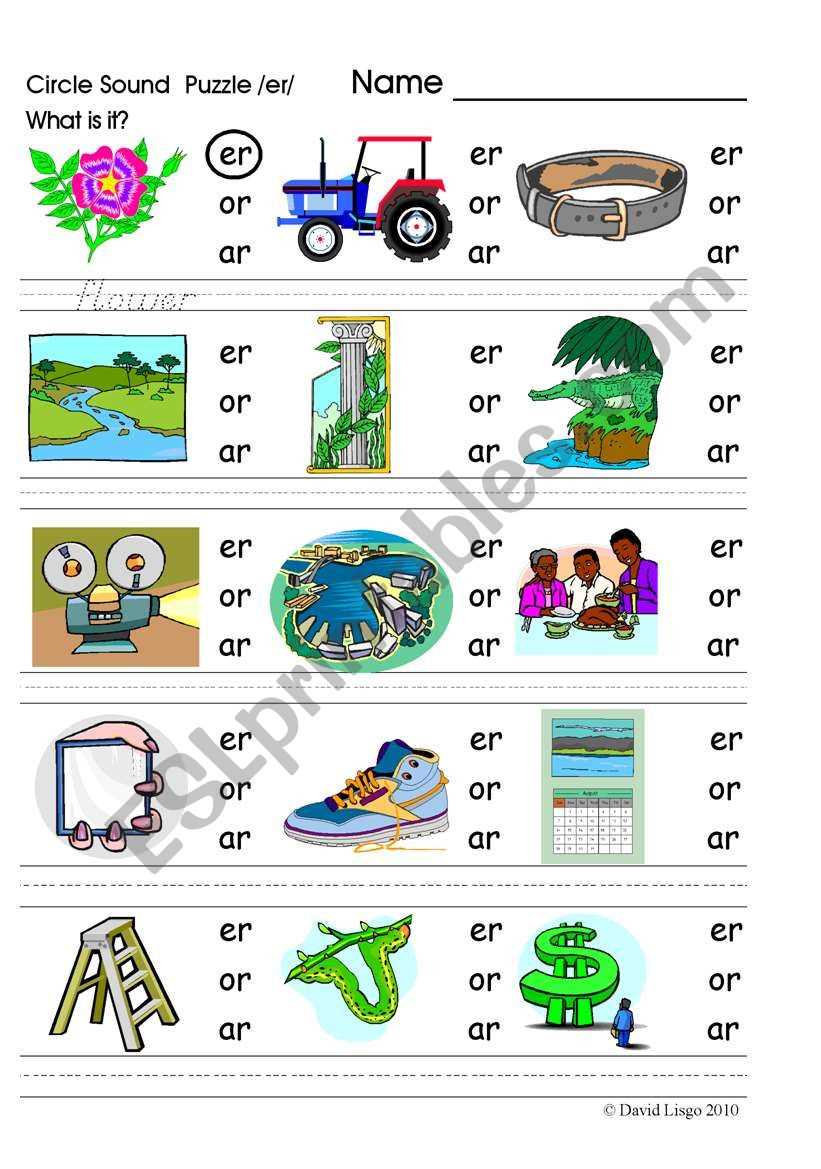 er or worksheet