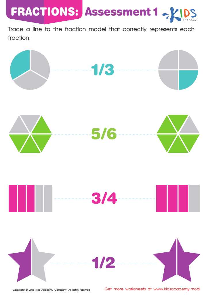 3 1 2 1 1 3 as a fraction worksheet