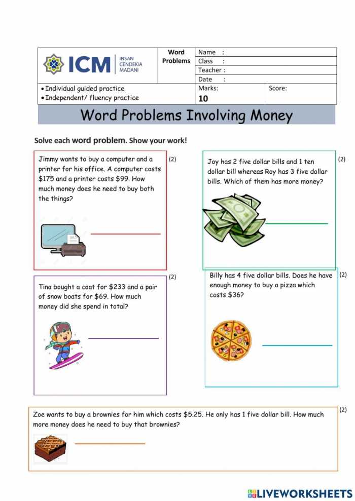 addition money worksheets addition money worksheets