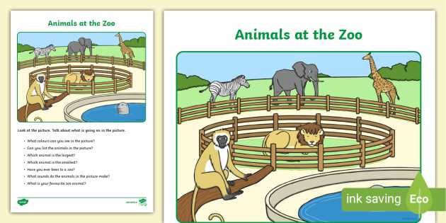 zoo animals worksheet