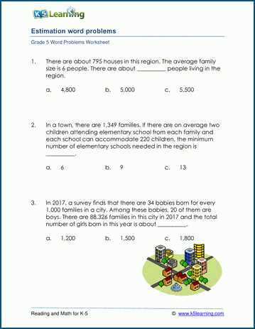 estimation worksheets
