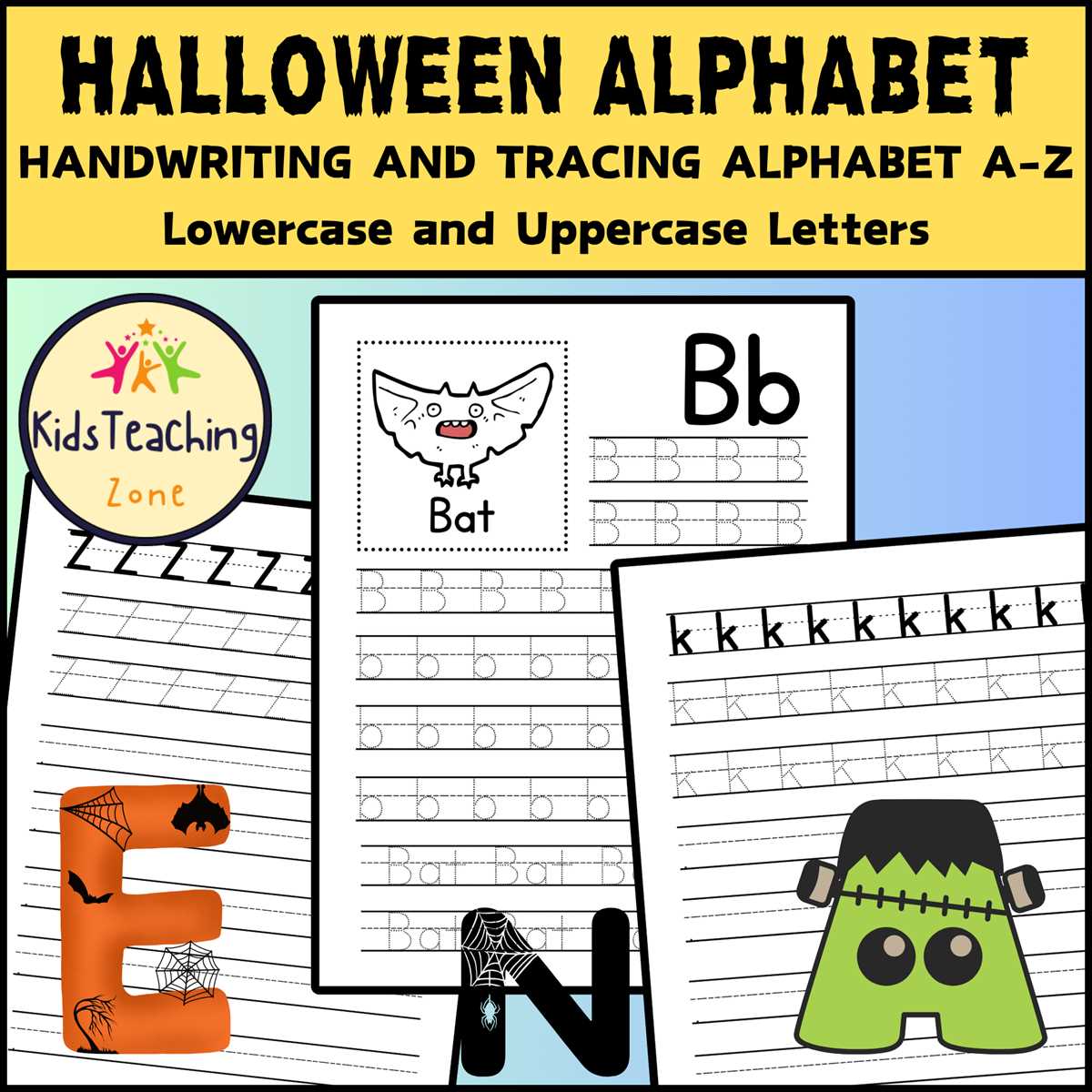 halloween handwriting worksheets