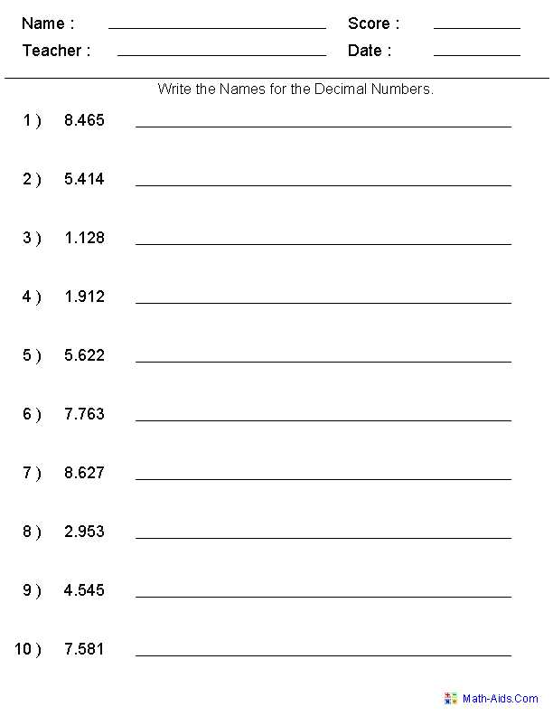 4th grade math place value worksheets 4th grade math place value worksheets