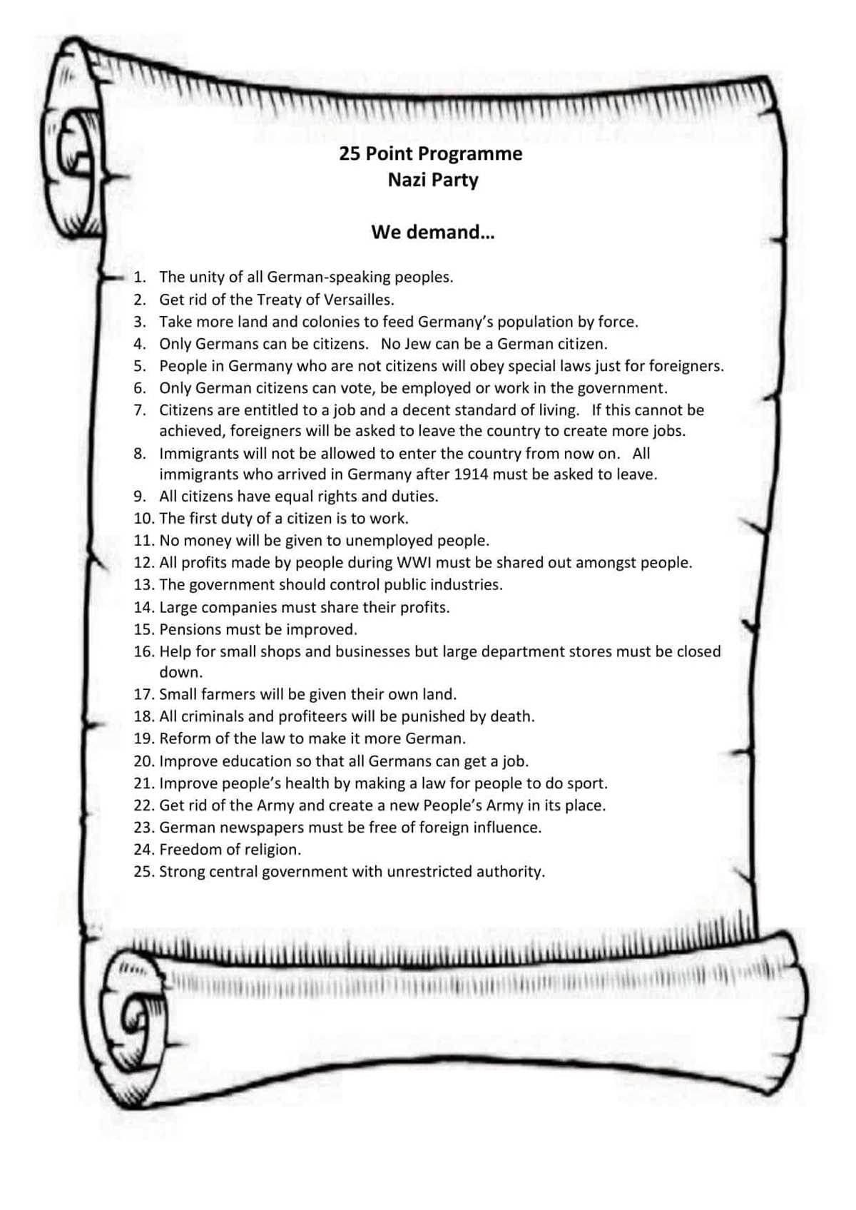 foreigners in their own land worksheet