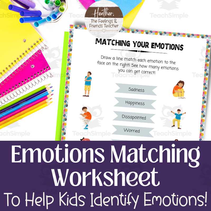 identifying emotions worksheet
