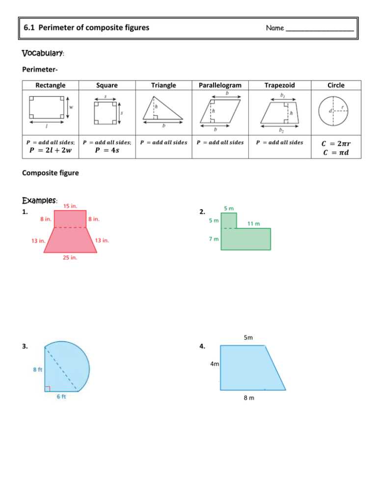 composite area worksheet