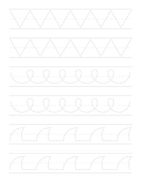 free handwriting worksheets for preschool
